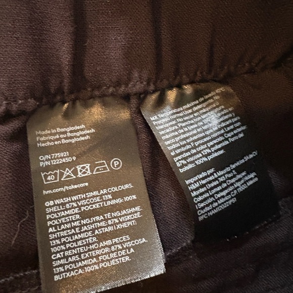 H&M Black High Waist Dress Capris - Picture 4 of 7